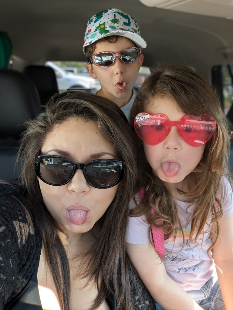 Jesse's family — Sam, Lucas, and Sadie