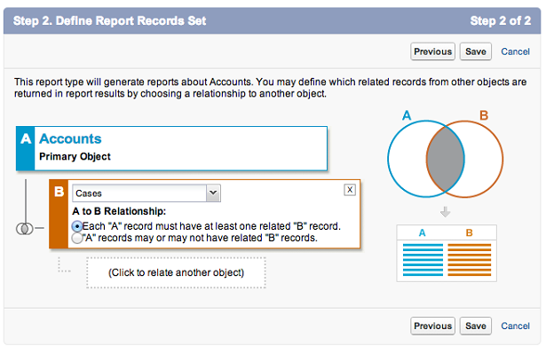 Step Two: Create Report Type
